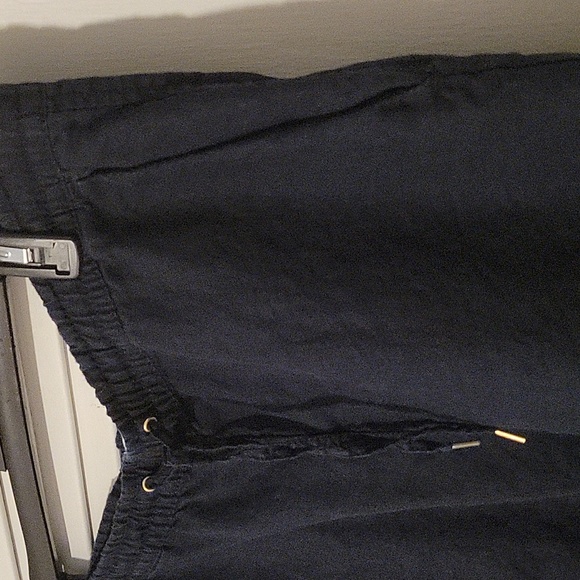 Navy linen pants - Picture 3 of 7